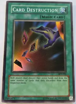 Yu-Gi-Oh! Card Destruction Super Rare Holo SDY-042 Lightly Played - Image 1