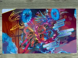 WVICM Playmat Ukiyoe-P.U.N.K. Amazing Dragon TCG CCG Pad Card Game Play Mat Bag - Image 1