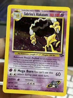 Sabrina's Alakazam 16/132 Gym Challenge 2000 Holo Rare WOTC Pokemon Card TCG - Image 5