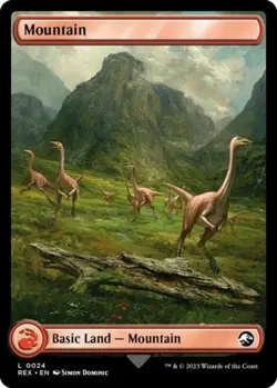 ~ Mountain (24) ~ NM ~ Universes Beyond: Jurassic World Collection ~ MTG ~ - Image 1