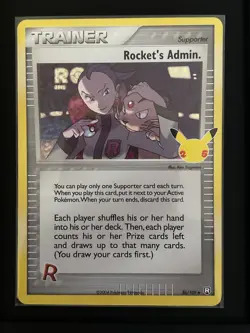Rocket's Admin - 86/109 - Ultra Rare - Celebrations - Pokemon Card - NM/M - Image 1