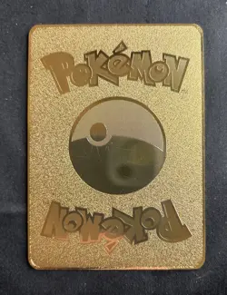 Charizard VMAX 330 HP Rainbow Gold Metal Card Pokemon - Image 2