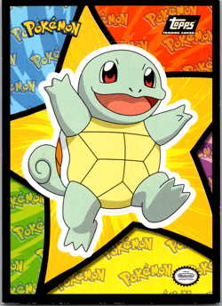 Pokemon Card - Squirtle Topps 1999 Movie Sticker - Image 1