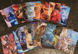 Magic The Gathering Gold Signature Stamped Art Card Lot (X24) - Image 1