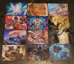 Magic The Gathering Gold Signature Stamped Art Card Lot (X24) - Image 3