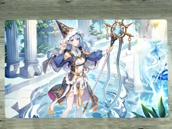 WVICM OCG Playmat Water Enchantress of the Temple TCG CCG Trading Card Game Mat - Image 1