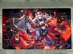 WVICM Playmat Tearlaments Kashtira TCG CCG Mouse Pad Trading Card Game Mat - Image 1