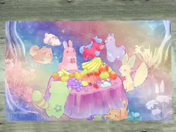 WVICM Custom Playmat Melffy TCG CCG Playing Trading Card Game Mat Mouse Pad - Image 1