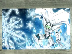 WVICM Playmat Elemental HERO Neos TCG CCG Trading Card Game Mat Free Bag - Image 1