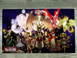 WVICM Playmat Dragonmaid Deck TCG CCG Mouse Pad Trading Card Game Mat Free Bag - Image 1