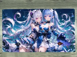 WVICM Duel Playmat Tearlaments Scheiren TCG CCG Trading Card Game Mat Mousepad - Image 1