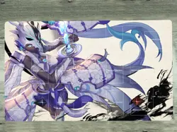 WVICM Duel Playmat Swordsoul of Mo Ye TCG CCG Trading Card Game Mat Mouse Pad - Image 1