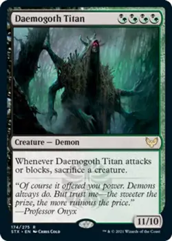 1 x Daemogoth Titan - Strixhaven: School of Mages - NM-Mint - MTG - Image 1
