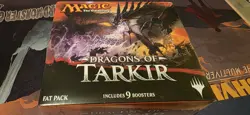 DRAGONS OF TARKIR Magic the Gathering Sealed Fat Pack bundle box 9 booster pack - Image 1