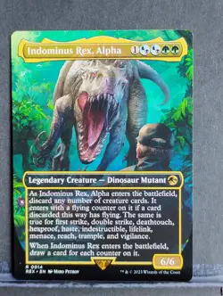 Indominus Rex, Alpha (Borderless); Universes Beyond: Jurassic World... - Image 1