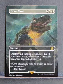 Don't Move (Borderless); Universes Beyond: Jurassic World Collection... - Image 1