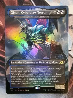 Gigan, Cyberclaw Terror (Gyruda, Doom of Depths) FOIL - Ikoria Mtg - Image 1
