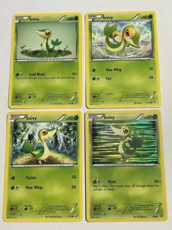 Pokemon SNIVY🔥 2011 Black & White Promo HOLO - 4-CARD LOT (4) - Image 1
