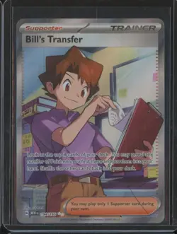 2023 Pokemon BILL'S TRANSFER Scarlet & Violet Trainer Ultra Rare 194/165 JFB2 - Image 1