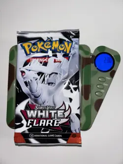 23.0g! HEAVY Pokemon Scarlet & Violet White Flare Booster Pack New Sealed - Image 1