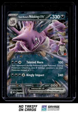 2025 Pokemon Scarlet & Violet Series - Destined Rivals Team Rocket's Nidoking ex - Image 1