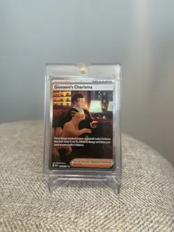 Pokemon TCG Giovanni's Charisma 204/165 Special Illustration S&V 151 - Image 1