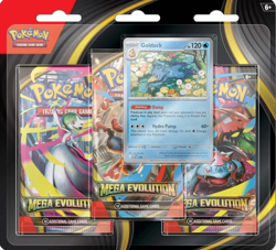 Pokemon TCG: Set of 2 Mega Evolution 3 Pack Blister Golduck & Psyduck SEALED - Image 2