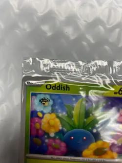 ERROR Oddish Promo SVP 102 Path to the Peak Pokemon TCG INK ERROR - Image 2