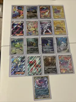 Pokemon Temporal Forces Illustration Rare & Full Art Lot Of 17 - Image 1