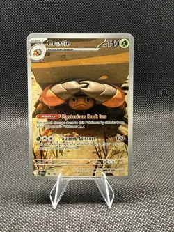 Crustle 186/182 Holo - NM - Pokemon TCG SV10 Destined Rivals illustration rare - Image 1