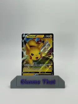 2020 Sword & Shield Pikachu V Vivid Voltage 43/185 NM Pokemon TCG - Image 1