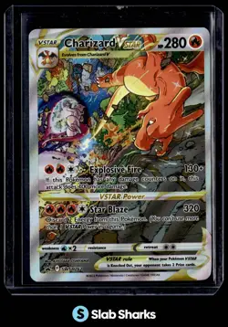 2019 POKEMON SWORD & SHIELD BLACK STAR PROMOS #SWSH262 CHARIZARD VSTAR - Image 1