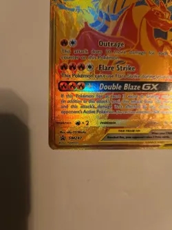 Pokemon TCG Reshiram & Charizard GX SM247 Black Star Promo - Image 3