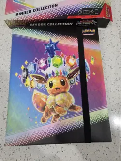 Pokemon Prismatic Evolutions Binder Collection Eevee BINDER ONLY SHIPS FAST!!! - Image 2