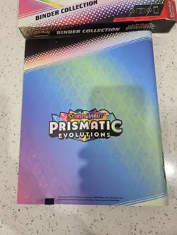 Pokemon Prismatic Evolutions Binder Collection Eevee BINDER ONLY SHIPS FAST!!! - Image 3