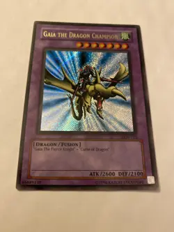 Yugioh Gaia The Dragon Champion - LOB-125 Secret Rare Unlimited NM/MT/VLP - Image 2