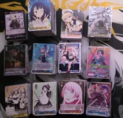 Weiss Schwarz And Others 600~ Card Lot Mix, Some Rares/ SR/ RR (See Pictures) - Image 1