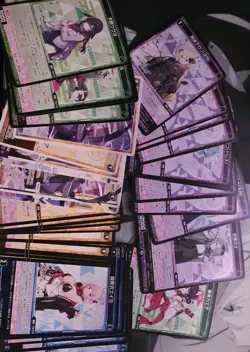 Weiss Schwarz And Others 600~ Card Lot Mix, Some Rares/ SR/ RR (See Pictures) - Image 5