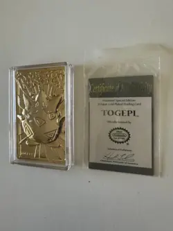 Pokemon Card 23K Gold Plated TOGEPI 1999 Burger King New in Box With Ball - Image 5