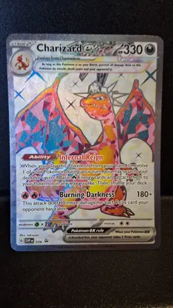 Pokemon TCG Charizard ex SVP 056 Holo Black Star Promo Card NM - Image 1