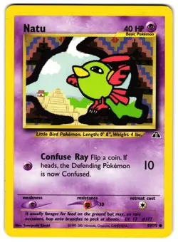 NATU 59/75 - HP - NEO DISCOVERY COMMON ENGLISH POKEMON CARD - Image 1
