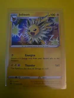 Pokemon Card Jolteon SWSH094 Black Star Promo Near Mint Condition - Image 1