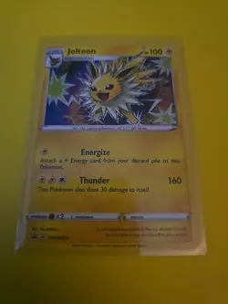 Pokemon Card Jolteon SWSH094 Black Star Promo Near Mint Condition - Image 2