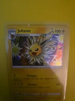 Pokemon Card Jolteon SWSH094 Black Star Promo Near Mint Condition - Image 3