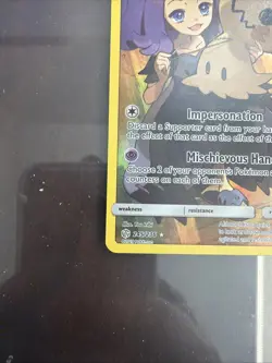 Pokemon Mimikyu Holo Secret Rare TCG Card 245/236 Cosmic Eclipse - Image 5