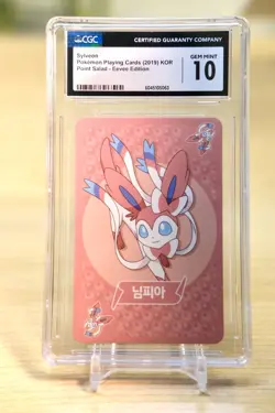 2019 Pokemon Playing Cards Korean Eevee Edition Sylveon - CGC Gem Mint 10 - Image 1