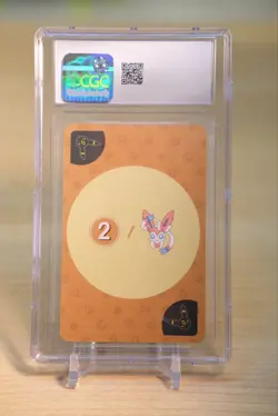2019 Pokemon Korean Playing Cards Eevee Edition Umbreon - CGC Mint 9 - Image 2