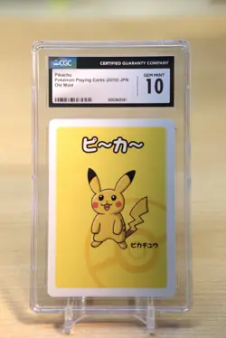 2019 Pokemon Playing Card Japanese Old Maid Pikachu - CGC Gem Mint 10 - Image 1