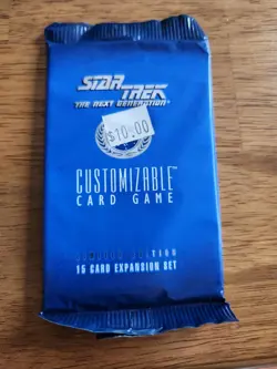 Star Trek The Next Generation CCG Limited Ed 15 Card Expansion Set Sealed Pack - Image 1