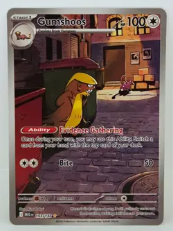 Gumshoos 153/132 Illustration Rare Mega Evolution 💎PACK FRESH NM💎 Pokemon Card - Image 1
